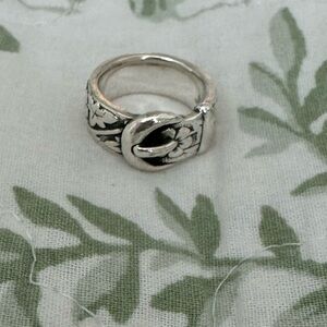 James Avery Belt Ring Size 4 RETIRED